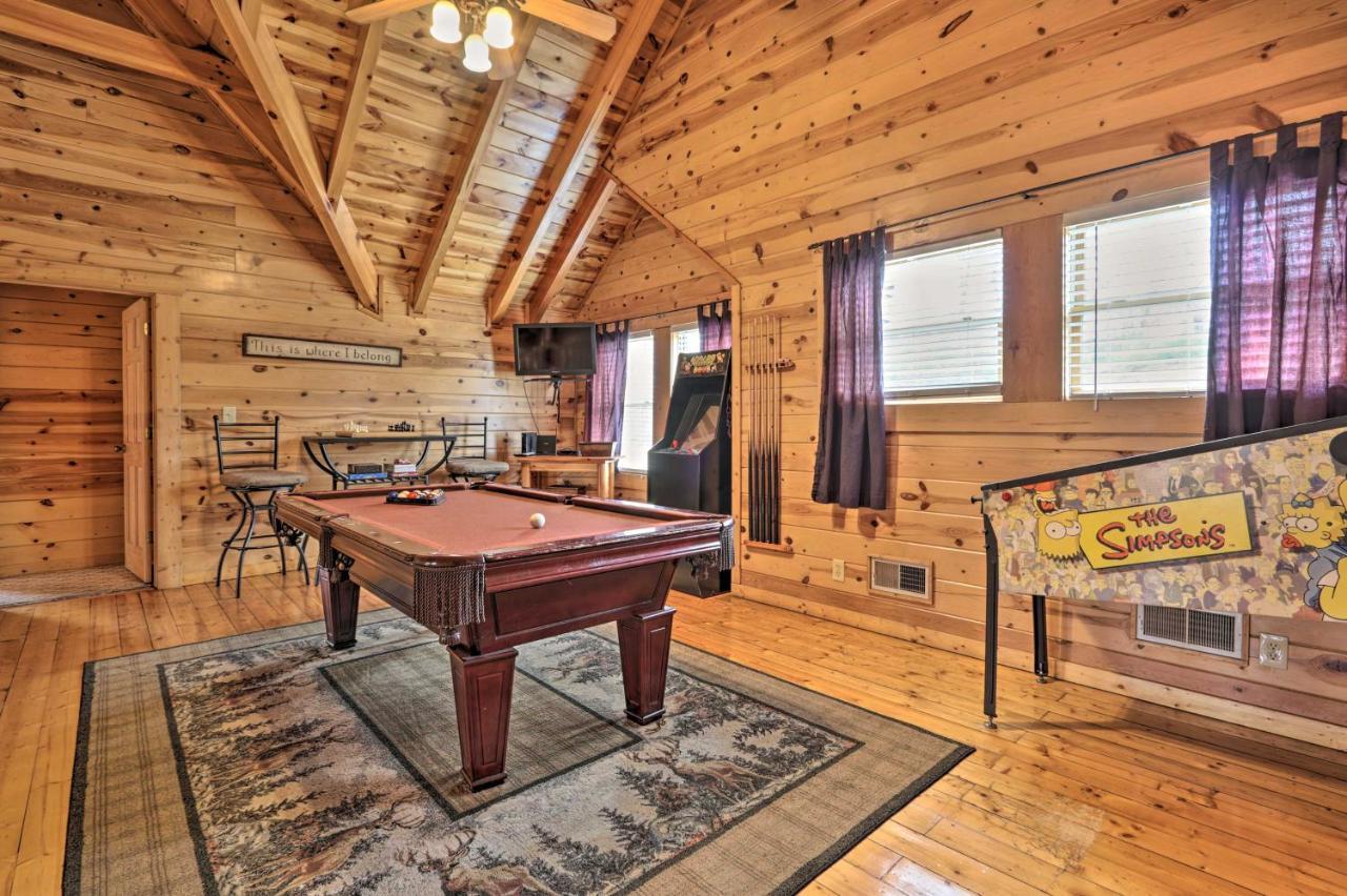 Pigeon Forge Cabin With Games, 1 Mi To Parkway! ภายนอก รูปภาพ